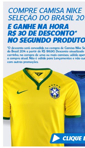 netshoes camisas de time promoção