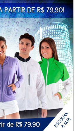 Jaquetas a partir de R$ 79,90