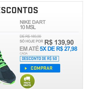 netshoes nike dart